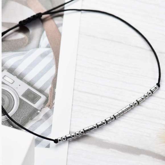 Handmade Fuck Off Morse Code Bracelet Hidden Gift - Picture 5 of 7